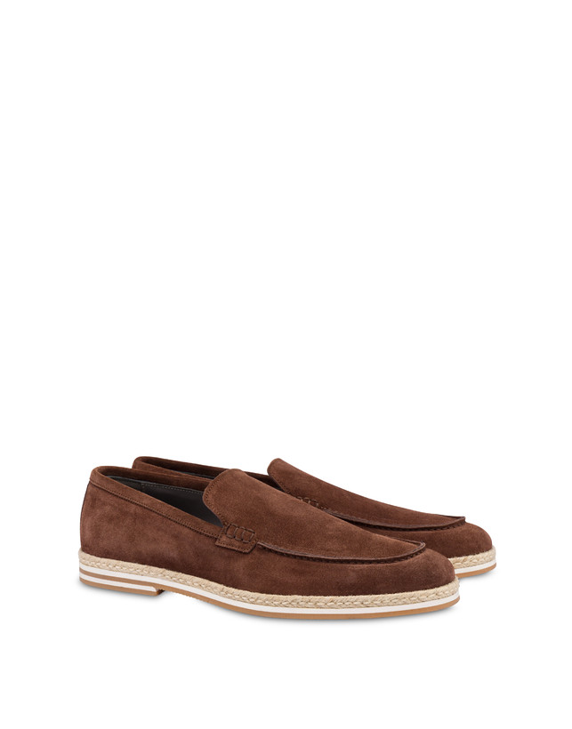 Pollini Slip-on In Crosta B-light Marrone Nuovo