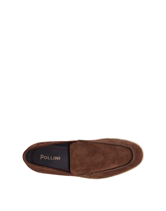 Pollini Slip-on In Crosta B-light Marrone Nuovo