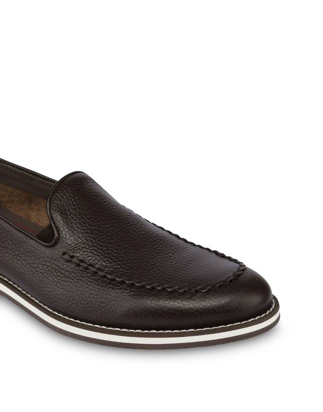 Pollini Mocassini In Vitello Green Field T.moro Promozione