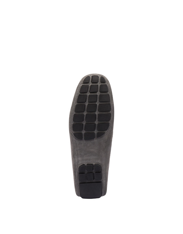 Pollini Mocassini Driver In Crosta Eazy Grafite Soddisfazione Garantita