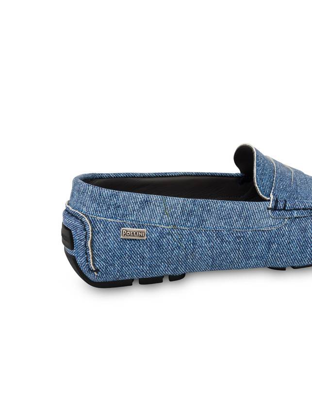 Pollini Mocassini Driver In Nappa Eazy Blu Qualità Garantita