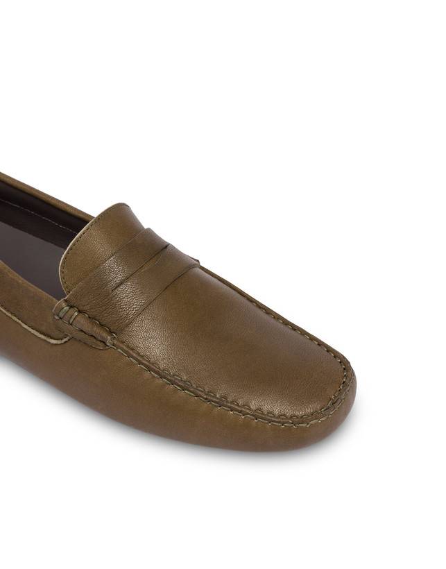 Pollini Mocassini In Nappa Eazy Militare Negozi Online