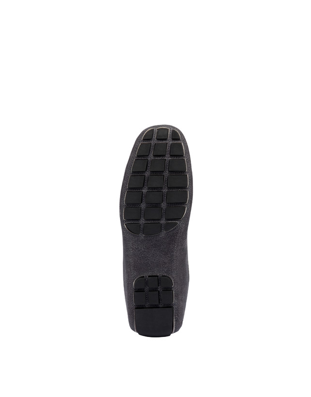 Pollini Mocassini In Capra Drivers Grafite Acquista Ora