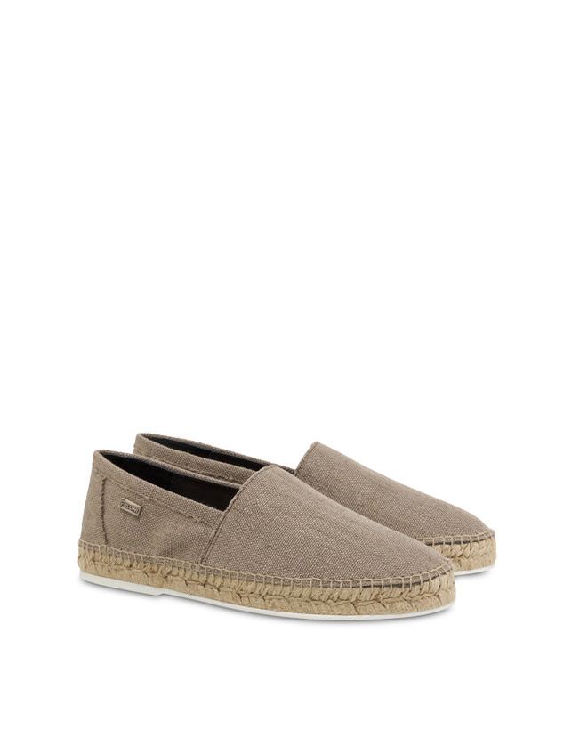 Pollini Espadrillas In Canvas E Vitello Corda Affare Del Giorno
