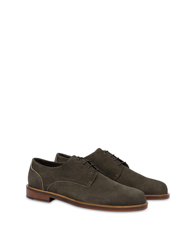 Pollini Derby In Scamosciato Classic Grafite Convenienza
