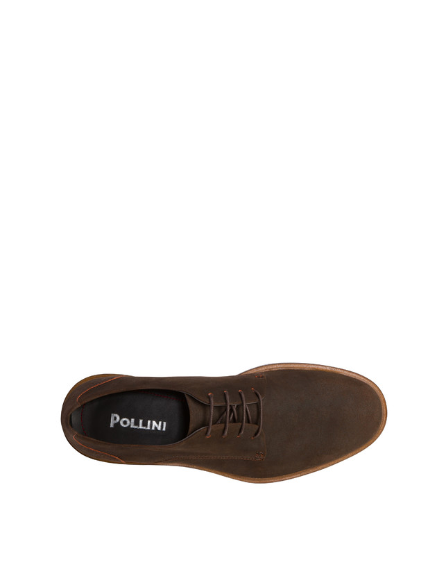 Pollini Derby In Scamosciato Classic T.moro Novità