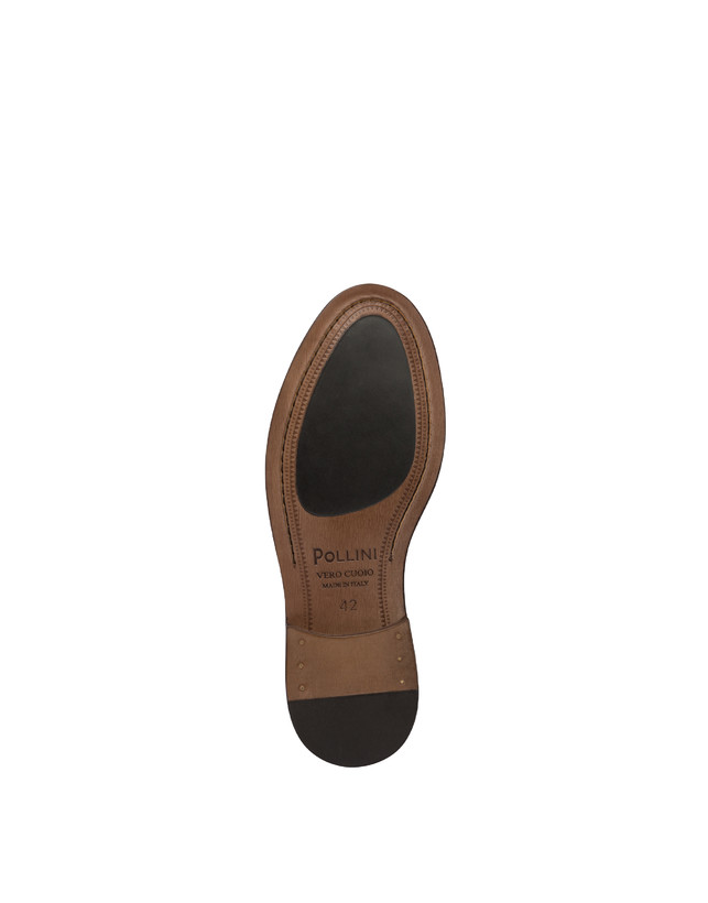 Pollini Mocassini In Vitello Abrasivato 1920 Nero Sconto