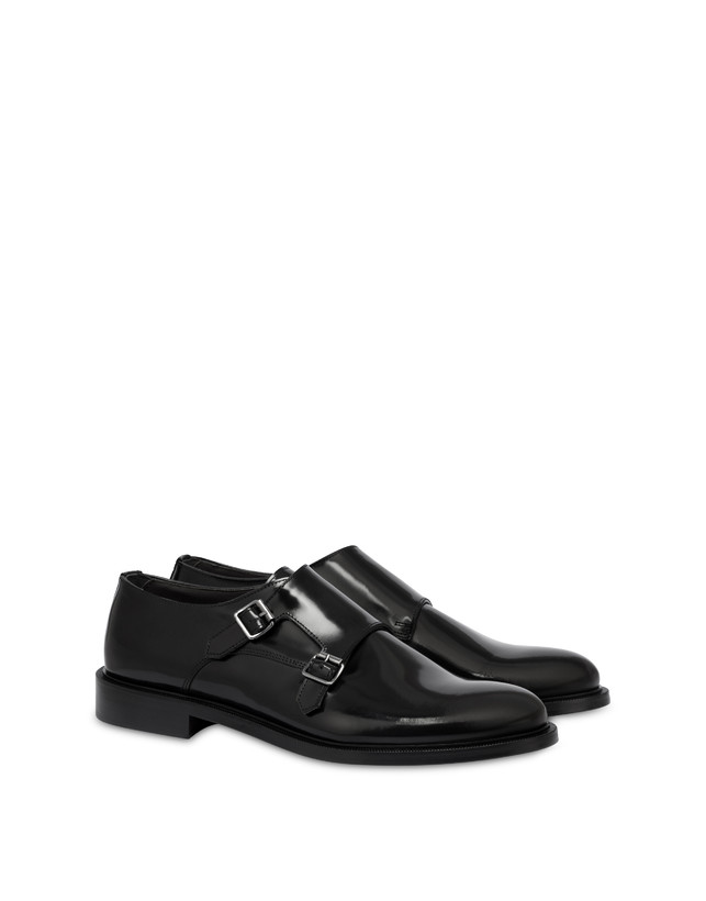 Pollini Monk Strap In Vitello 1920 Nero Economico