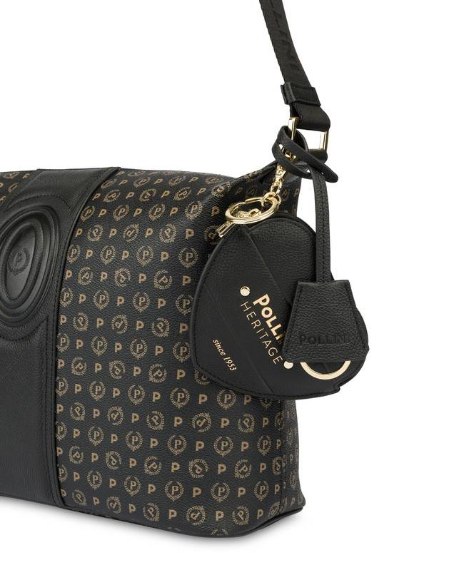 Pollini Borsa A Spalla Heritage 70th Anniversary Nero/nero Outlet