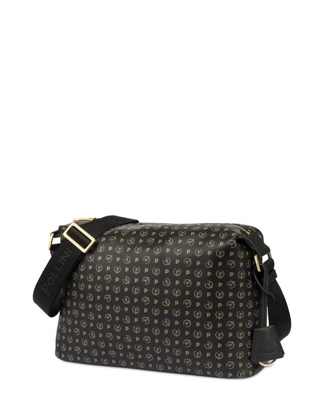 Pollini Borsa A Spalla Heritage Soft Touch Nero/nero Offerte