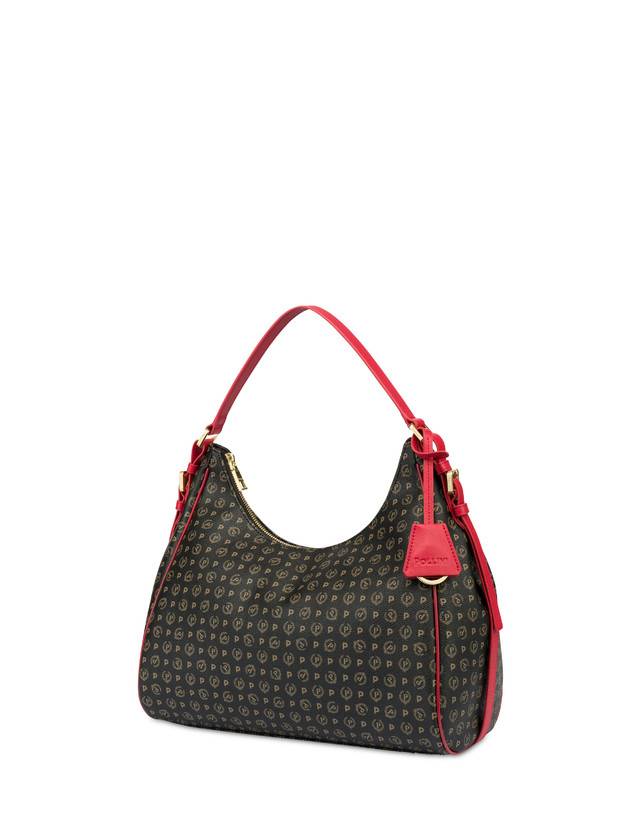 Pollini Hobo Bag Heritage Pvc Nero/lacca Hotsell
