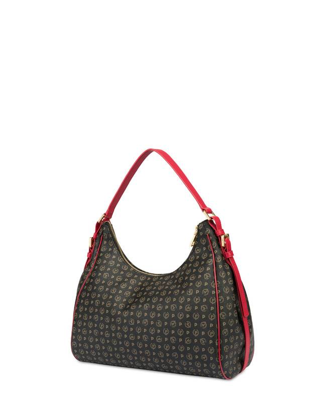 Pollini Hobo Bag Heritage Pvc Nero/lacca Hotsell