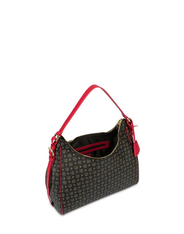 Pollini Hobo Bag Heritage Pvc Nero/lacca Hotsell