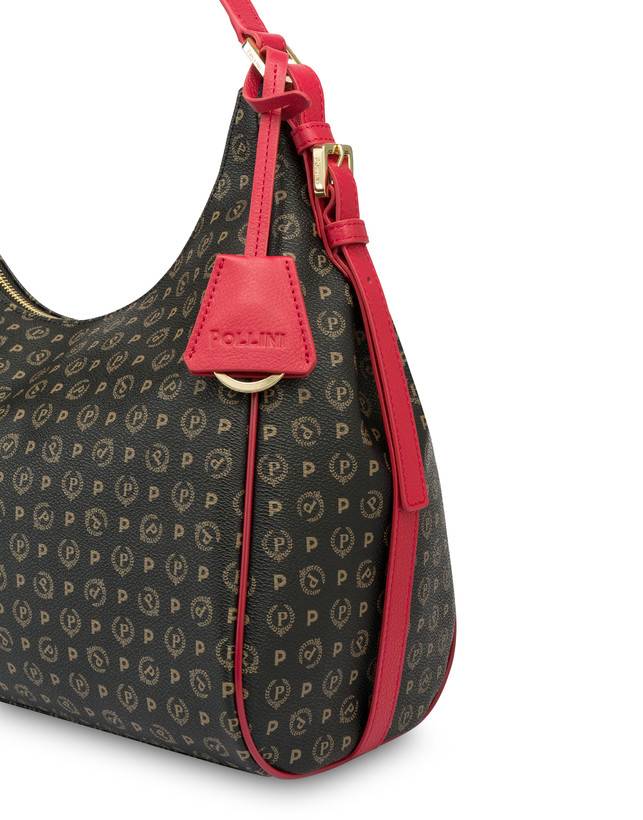 Pollini Hobo Bag Heritage Pvc Nero/lacca Hotsell