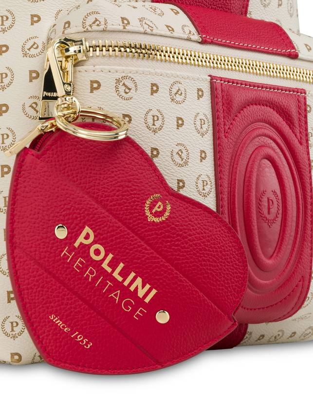 Pollini Zaino Heritage 70th Anniversary Avorio/rosso Negozio