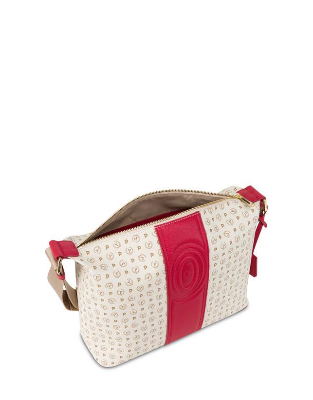 Pollini Borsa A Spalla Heritage 70th Anniversary Avorio/rosso In Saldo
