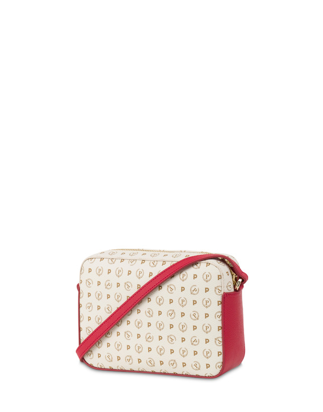 Pollini Borsa A Tracolla Heritage 70th Anniversary Avorio/rosso Nuova