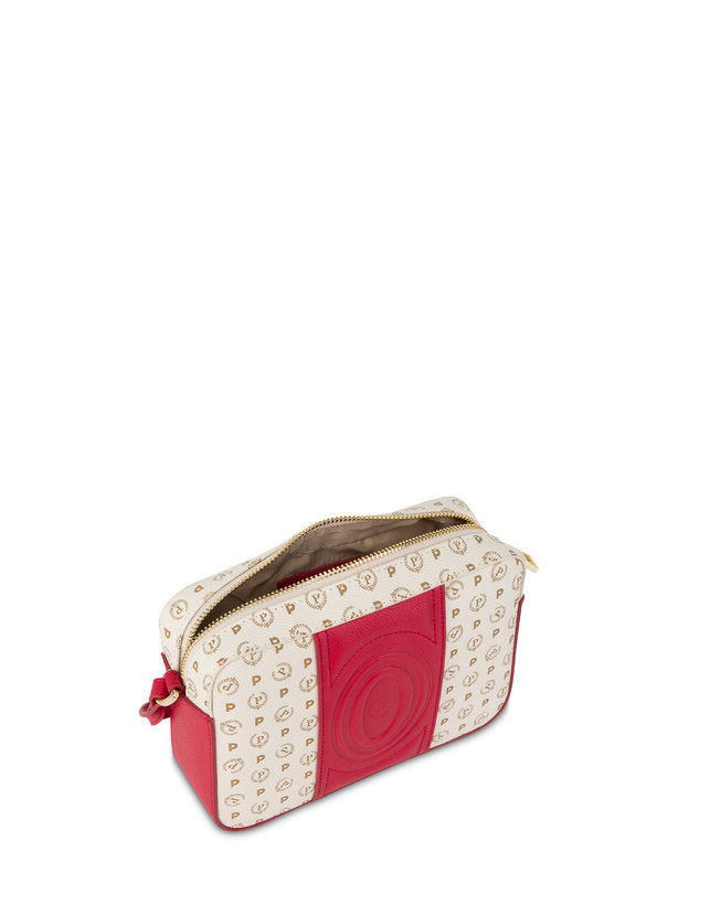 Pollini Borsa A Tracolla Heritage 70th Anniversary Avorio/rosso Nuova