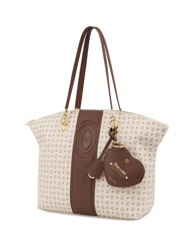 Pollini Tote Bag Heritage 70th Anniversary Avorio/marrone Moda