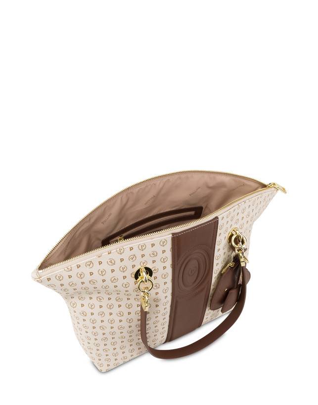 Pollini Tote Bag Heritage 70th Anniversary Avorio/marrone Moda