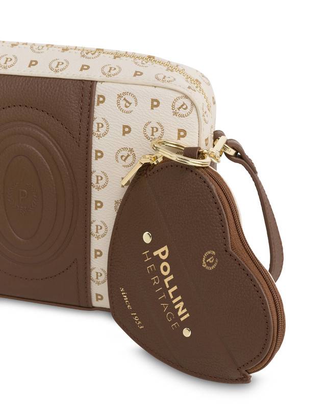 Pollini Borsa A Tracolla Heritage 70th Anniversary Avorio/marrone Italy
