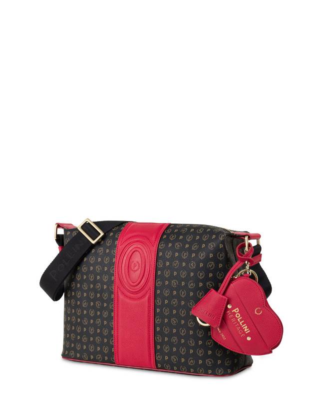 Pollini Borsa A Spalla Heritage 70th Anniversary Nero/rosso Nuovo