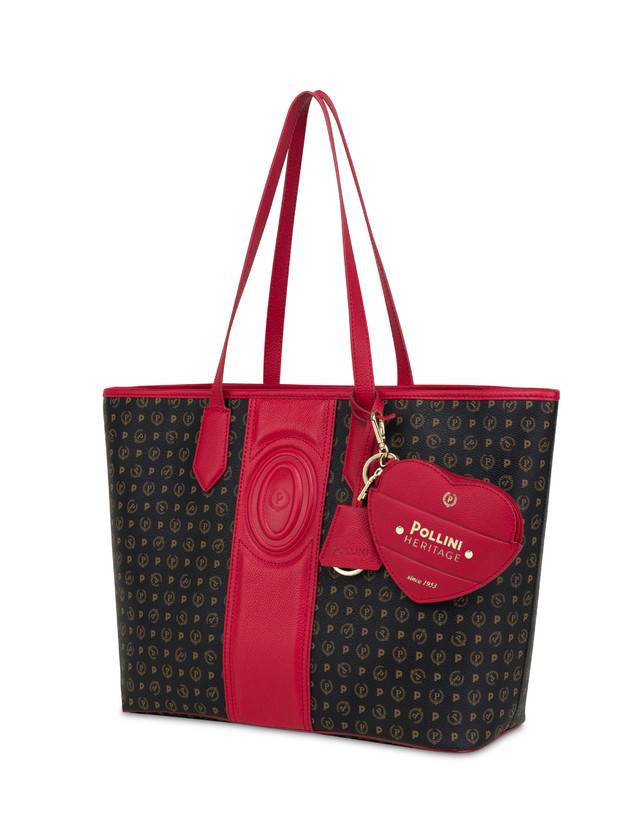 Pollini Shopping Bag Heritage 70th Anniversary Nero/rosso Qualità