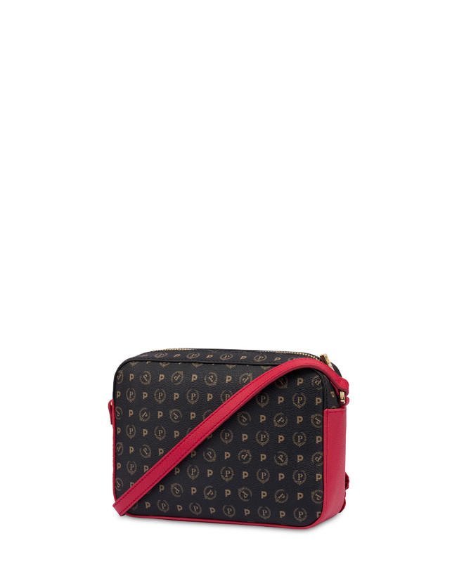 Pollini Camera Bag Piccola Heritage Flowers Nero/rosso Promozione