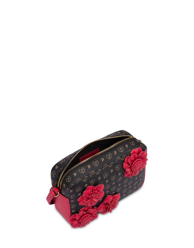 Pollini Camera Bag Piccola Heritage Flowers Nero/rosso Promozione