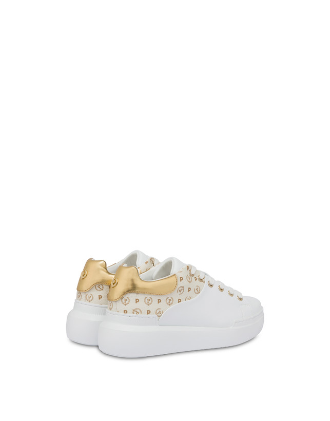 Pollini Sneakers Carrie Heritage Avorio/bianco/oro Sottocosto