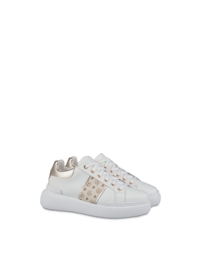 Pollini Sneaker Avorio/platino/bianco Convenienza