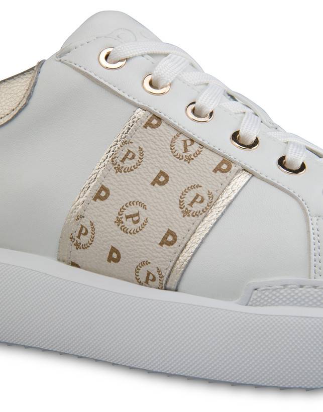 Pollini Sneaker Avorio/platino/bianco Convenienza