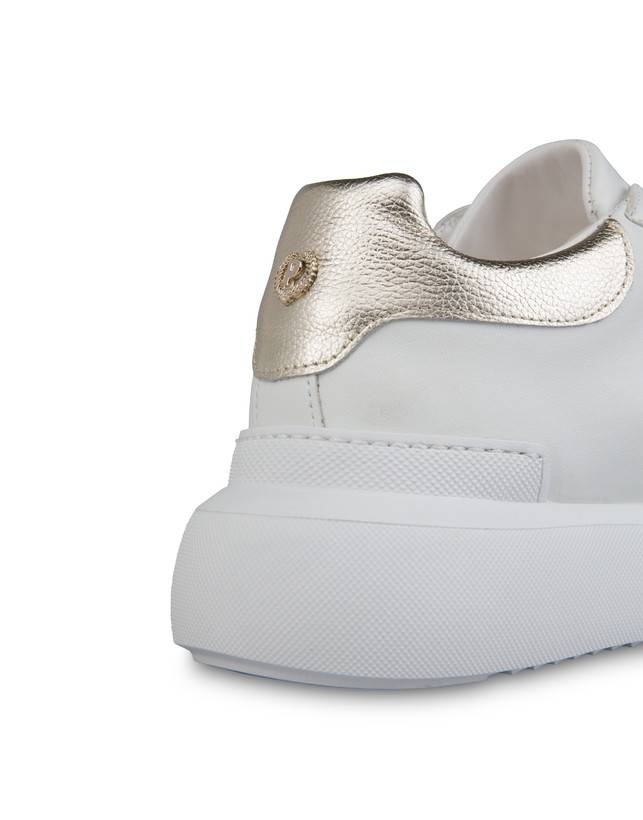 Pollini Sneaker Avorio/platino/bianco Convenienza