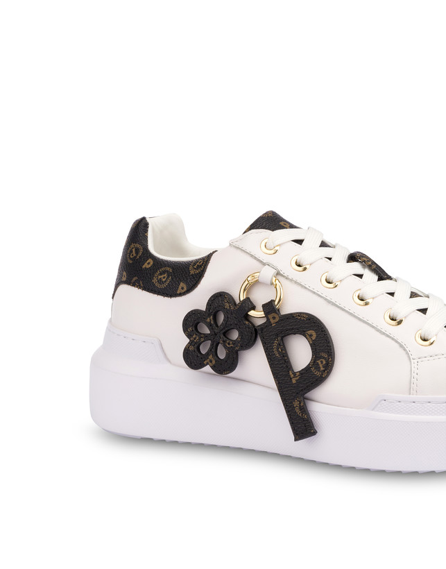 Pollini Sneakers Con Charm Heritage Carry Nero Sconto