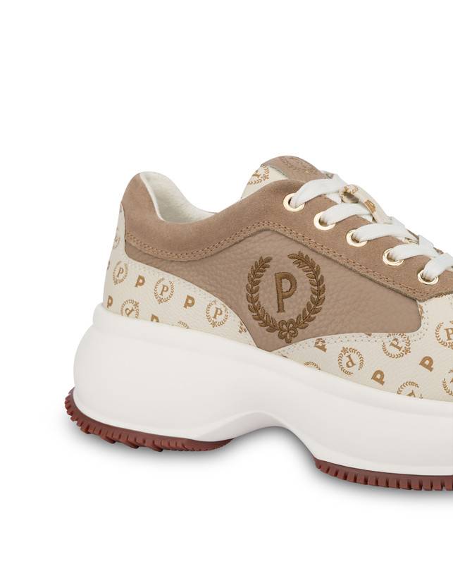 Pollini Sneakers Pong Heritage Avorio/avorio Outlet