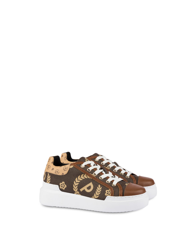 Pollini Sneakers Maxi Heritage Day Sì! Crema/marrone/marrone Offerte
