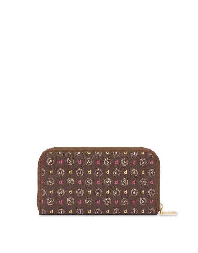 Pollini Portafoglio Zip Around Heritage Logo Classic Multicolor/marrone 2025