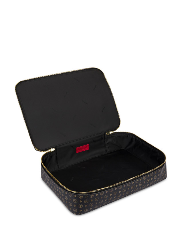 Pollini Borsa Beauty Heritage Big Nero/lacca Vendita