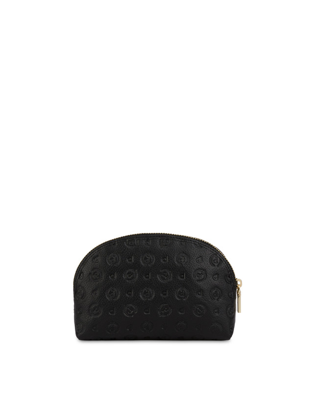 Pollini Pouch Heritage Logo Embossed Nero Soddisfazione Garantita