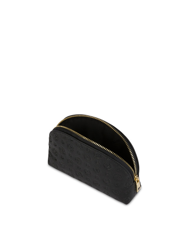 Pollini Pouch Heritage Logo Embossed Nero Soddisfazione Garantita