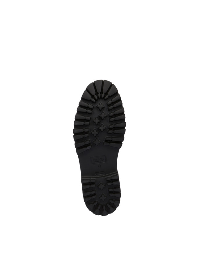 Pollini Combat Boot In Crosta E Vitello Budapest Fango/fango Acquista Ora