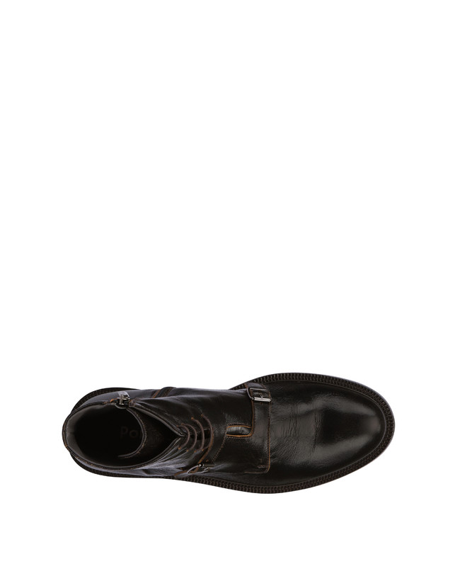 Pollini Stivaletti In Capra 1920 T.moro Promozione Limitata