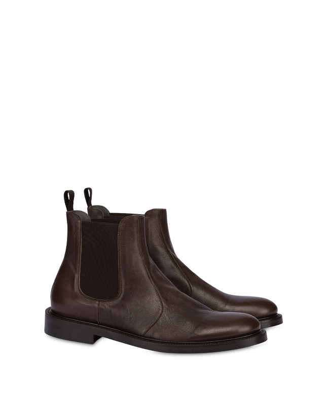 Pollini Beatles In Pelle 1920 T.moro Fino Al -60%