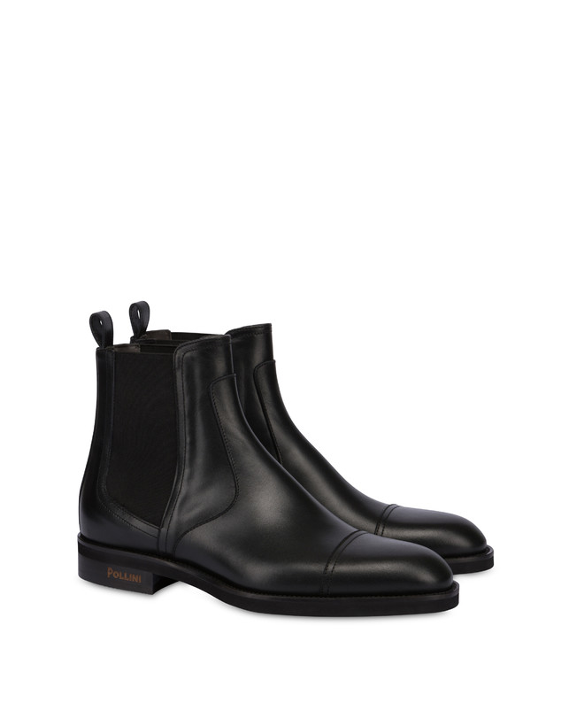 Pollini Beatles In Vitello Liscio Gentlemen's Club Nero Prezzo Ridotto