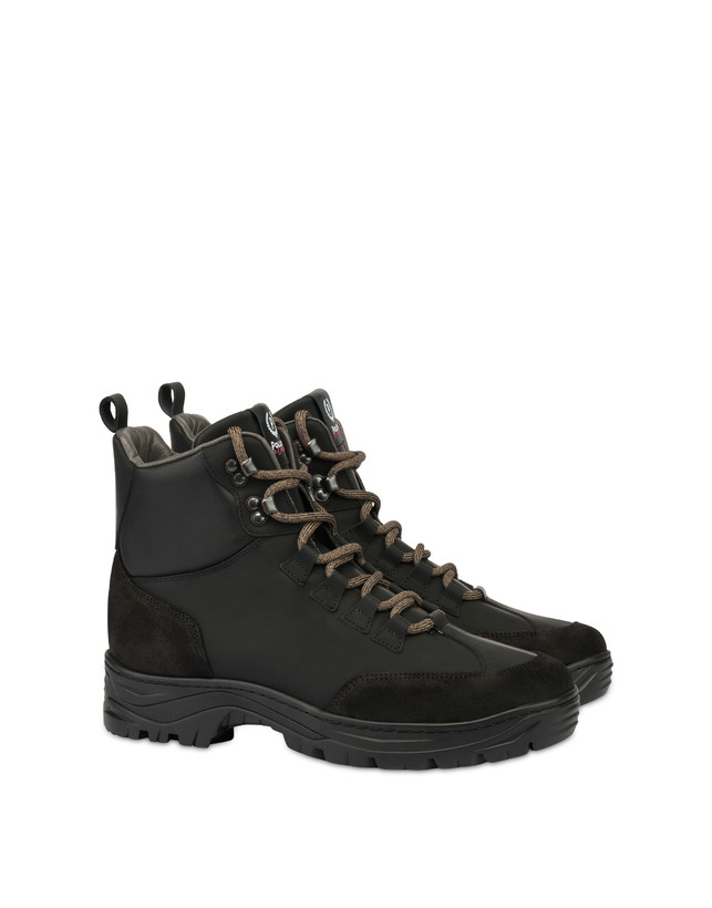 Pollini Pedule Mid In Vitello Ice Cracker Nero/nero/nero Sottocosto