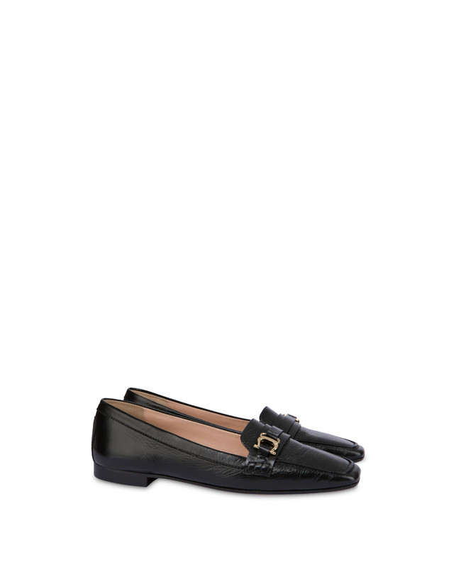 Pollini Mocassini In Naplak Uptown Nero Novità