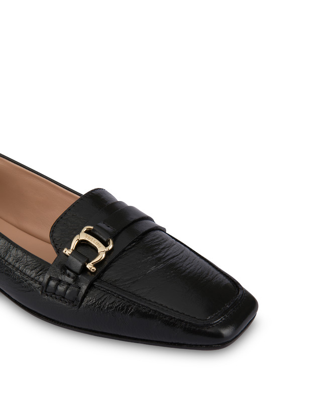 Pollini Mocassini In Naplak Uptown Nero Novità