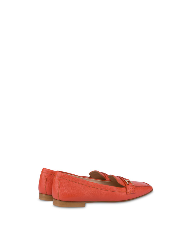 Pollini Mocassini In Vitello Uptown Cannella Presa