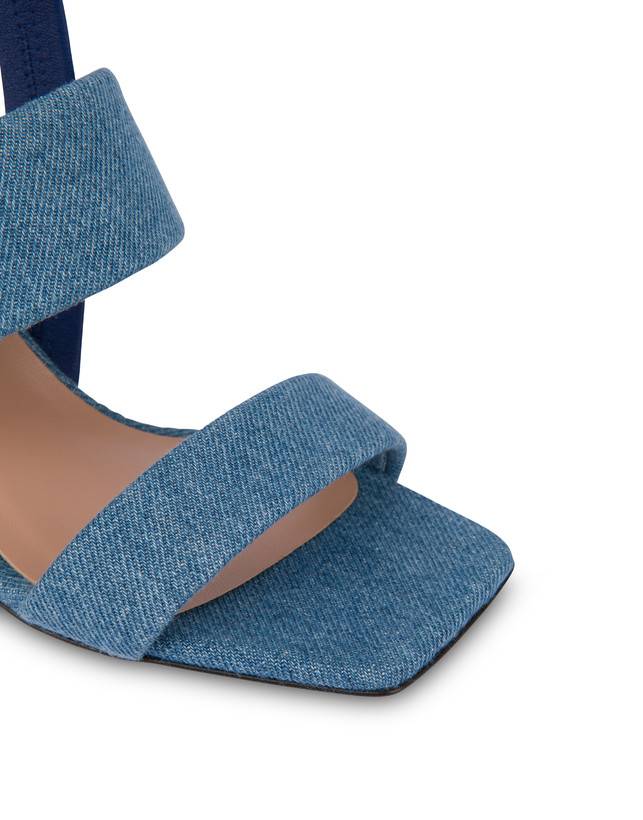 Pollini Sandali In Tessuto Denim Denim Spedizione Gratuita