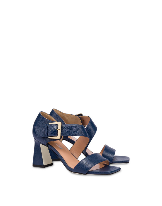 Pollini Sandali In Vitello Con Fibbia Ethos Navy Offerte